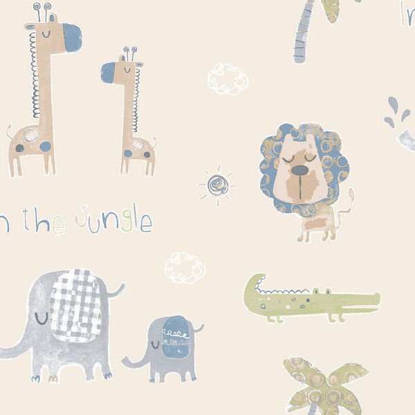 Jungle Friends Wallpaper