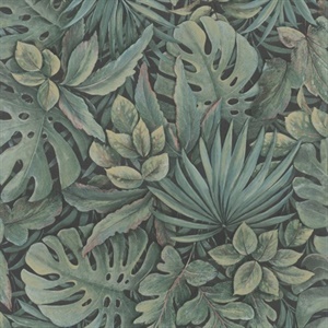 Jungle Leaves Wallpaper