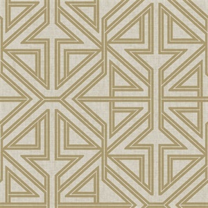 Kachel Gold Geometric Wallpaper