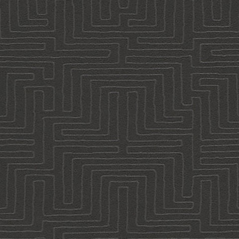 Kairo Chocolate Geometric Wallpaper
