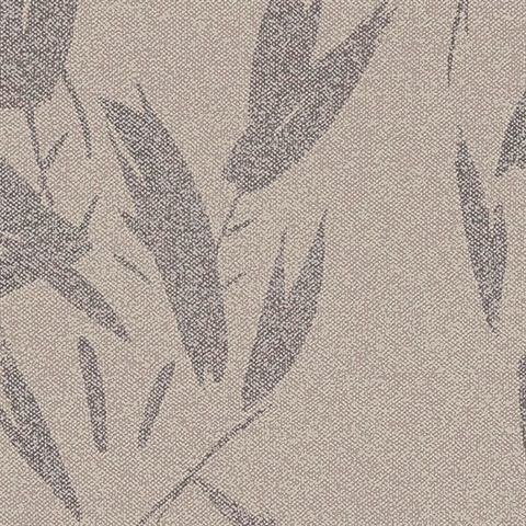 Kaiya Grey Leaves Wallpaper