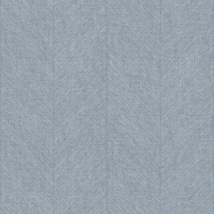 Kallam Light Blue Chevron Wallpaper