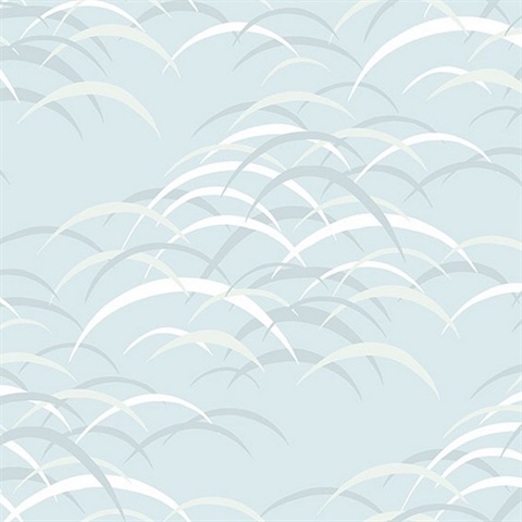 Kasia Sky Blue Abstract Wallpaper