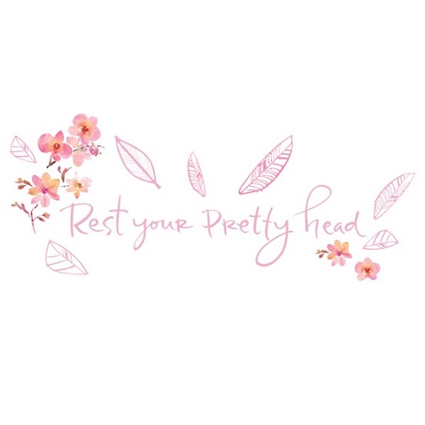Kathy Davis Pretty Head Quote Peel And Stick Wall Decals