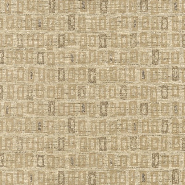 Katsu Metallic on Khaki Wallpaper