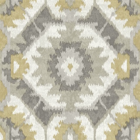 Kazac Grey Shibori Wallpaper