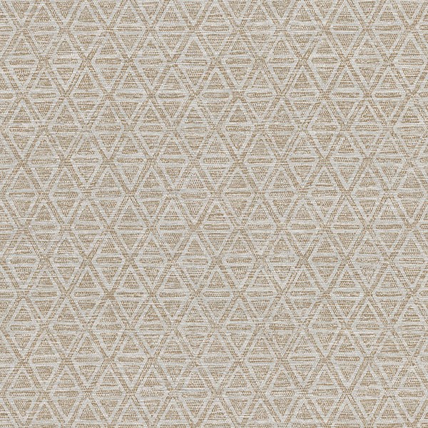 Kelce Gold Geometric Faux Grasscloth Wallpaper