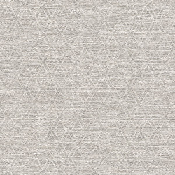 Kelce Silver Geometric Faux Grasscloth Wallpaper