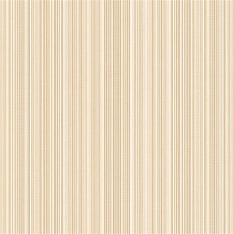 Khaki Stria Stripe Wallpaper