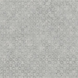 Khauta Sterling Floral Geometric Wallpaper