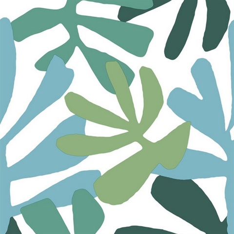 Kinetic Tropical Peel and Stick Wallpaper