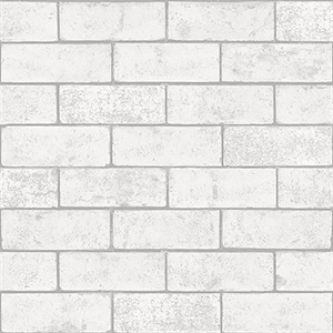 Kirsten White Industrial Brick Wallpaper