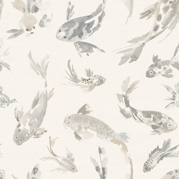 Koi Stone Fish Wallpaper