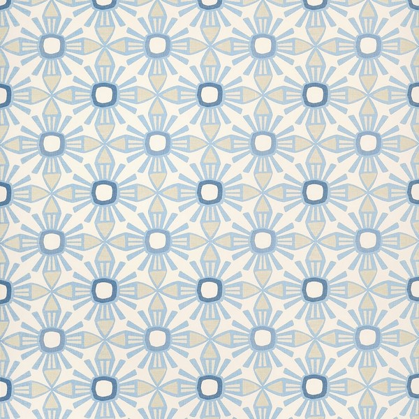 Kona Blue and Beige Wallpaper