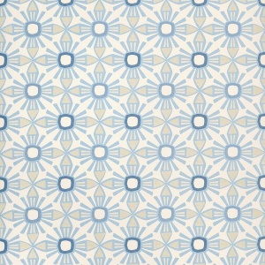 Kona Blue and Beige Wallpaper