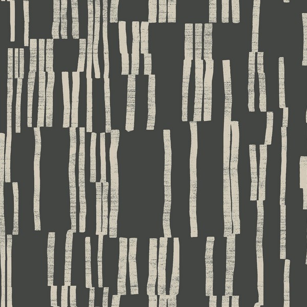 Koso Black & Taupe P&S Wallpaper