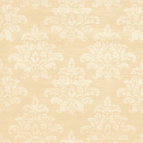 Kunqu Damask Beige Wallpaper