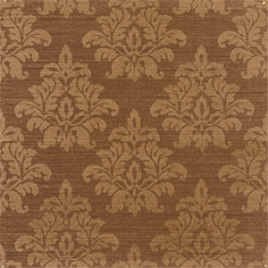 Kunqu Damask Brown Wallpaper