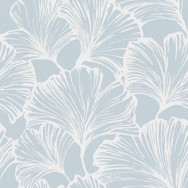 Kyoto Sky Ginkgo Leaf Wallpaper