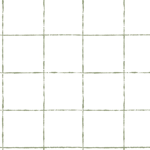 La Vitre Plaid Leaf Wallpaper