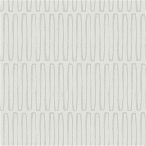 Lars Light Grey Retro Wave Wallpaper
