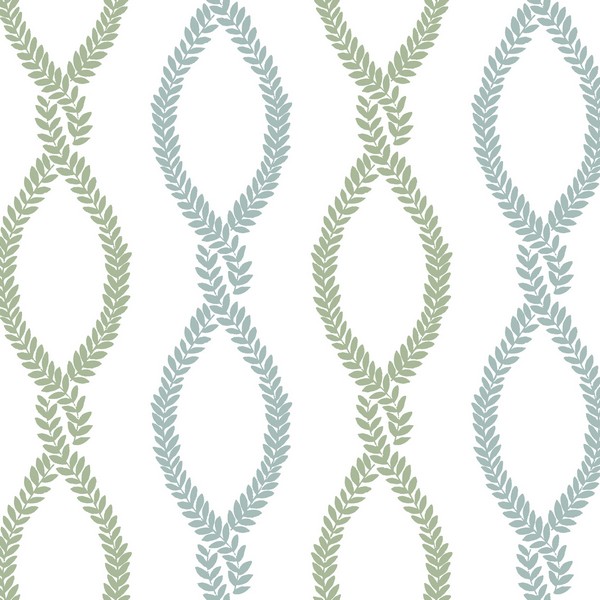 Laureate Light Green Wallpaper