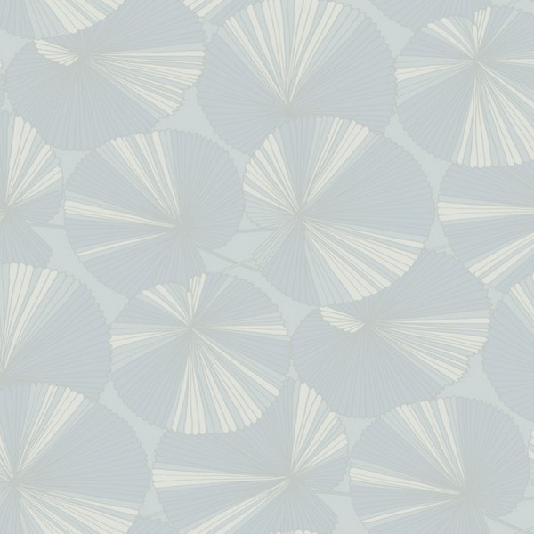 Layered Spa Lily Pads Wallpaper