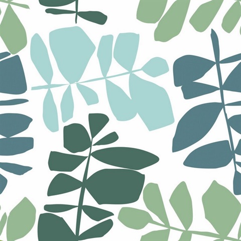 Leaf Sprigs Peel & Stick Wallpaper