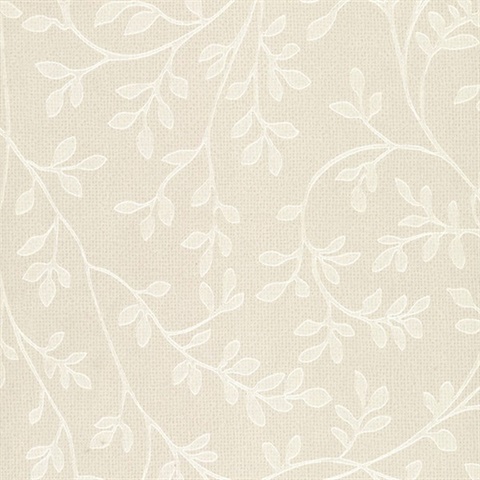 Leaf Vine Wallpaper - Iridescent