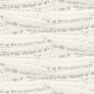 Rannell Grey Abstract Scallop Wallpaper