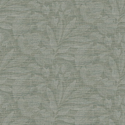 Lei Jade Etched Leaves Wallpaper