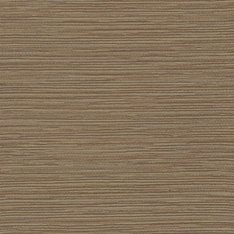 Leicester Chestnut Metallic Stripe Wallpaper