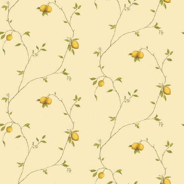 Lemon Vine Wallpaper