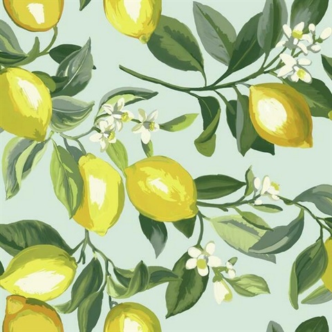 Lemon Zest P &amp; S Wallpaper