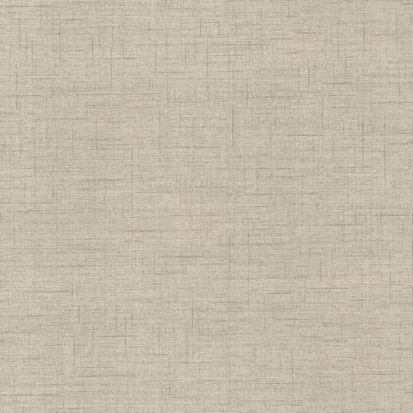 Leon Light Grey Faux Fabric Wallpaper