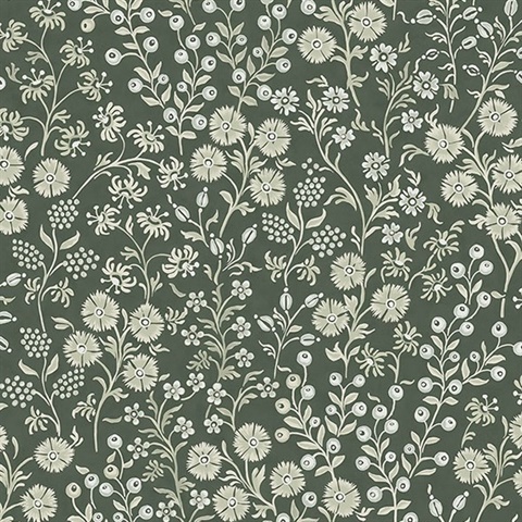Liana Evergreen Trail Wallpaper