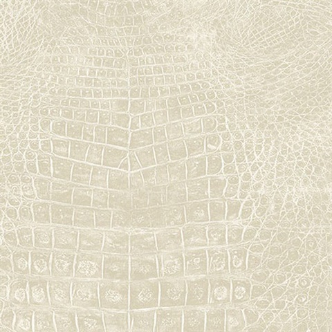 Light Grey Crocodile Skin Wallpaper