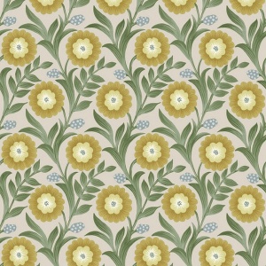 Lillian Sage Floral Vine Peel & Stick Wallpaper