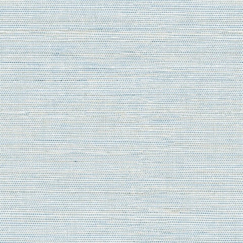 Lilt Blue Faux Grasscloth Wallpaper