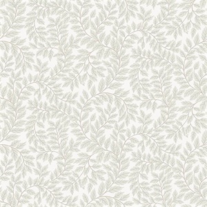 Lindlöv Light Grey Leafy Vines Wallpaper