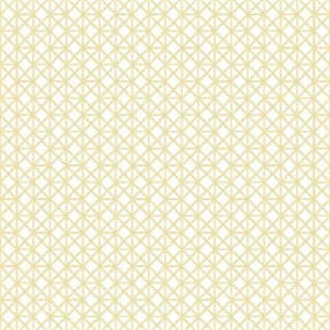 Lisbeth Yellow Geometric Lattice Wallpaper