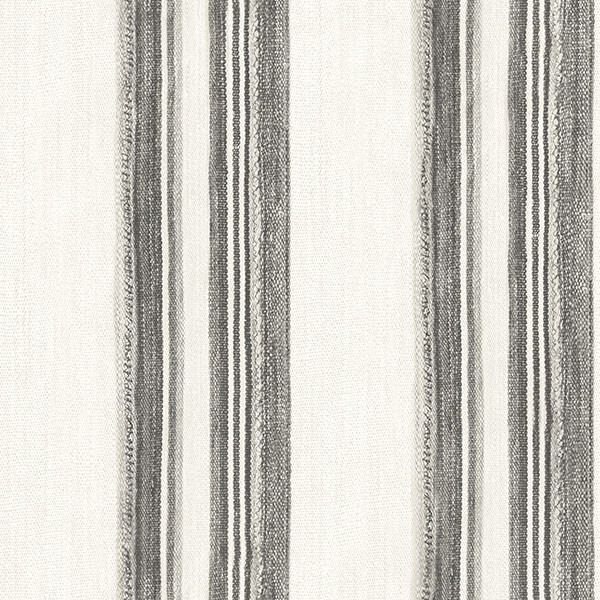Loom Spun Charcoal Wallpaper