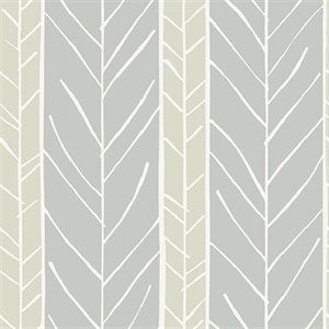 Lottie Grey Stripe Wallpaper