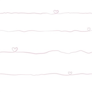 Love & Hearts Pink Script Wallpaper