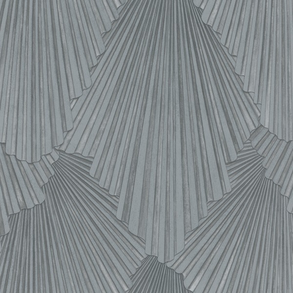 Lumiere Pewter Deco Geo Wallpaper