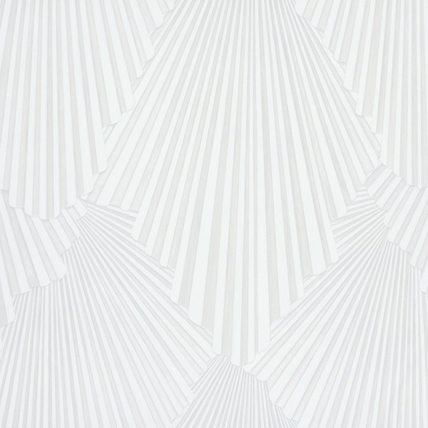 Lumiere White Deco Geo Wallpaper