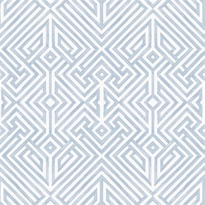 Lyon Blue Geometric Key Wallpaper