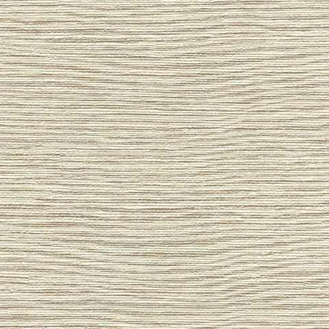 Mabe Off-White Faux Grasscloth Wallpaper