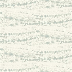 Rannell Aqua Abstract Scallop Wallpaper