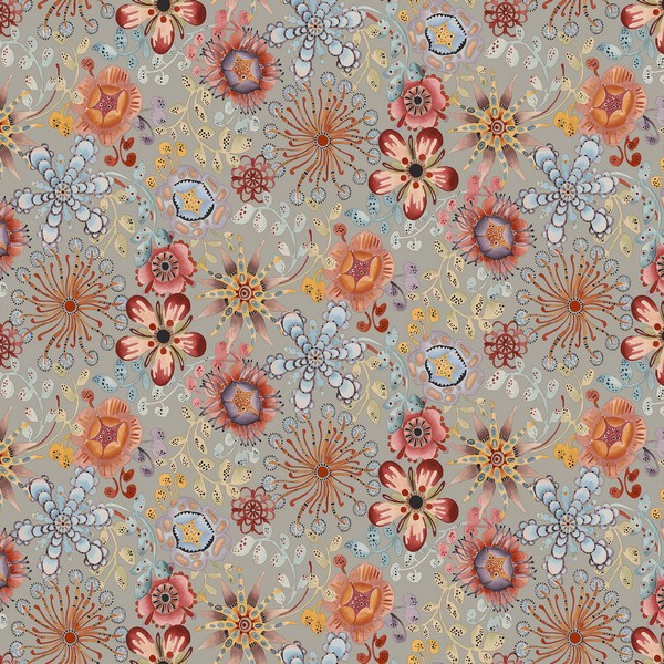 Magic Garden Multicolor Peel & Stick Wallpaper